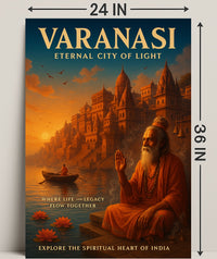 Varanasi Eternal City of Light Poster PosterGoat