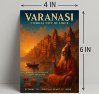 Varanasi Eternal City of Light Poster PosterGoat