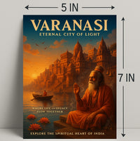 Varanasi Eternal City of Light Poster PosterGoat