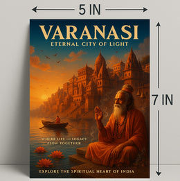 Varanasi Eternal City of Light Poster PosterGoat