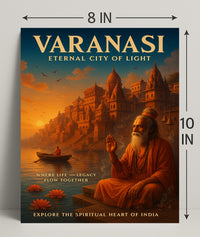 Varanasi Eternal City of Light Poster PosterGoat