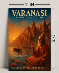 Varanasi Eternal City of Light Poster PosterGoat