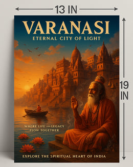 Varanasi Eternal City of Light Poster PosterGoat