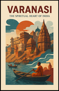 Varanasi The Spiritual Heart of India Poster PosterGoat