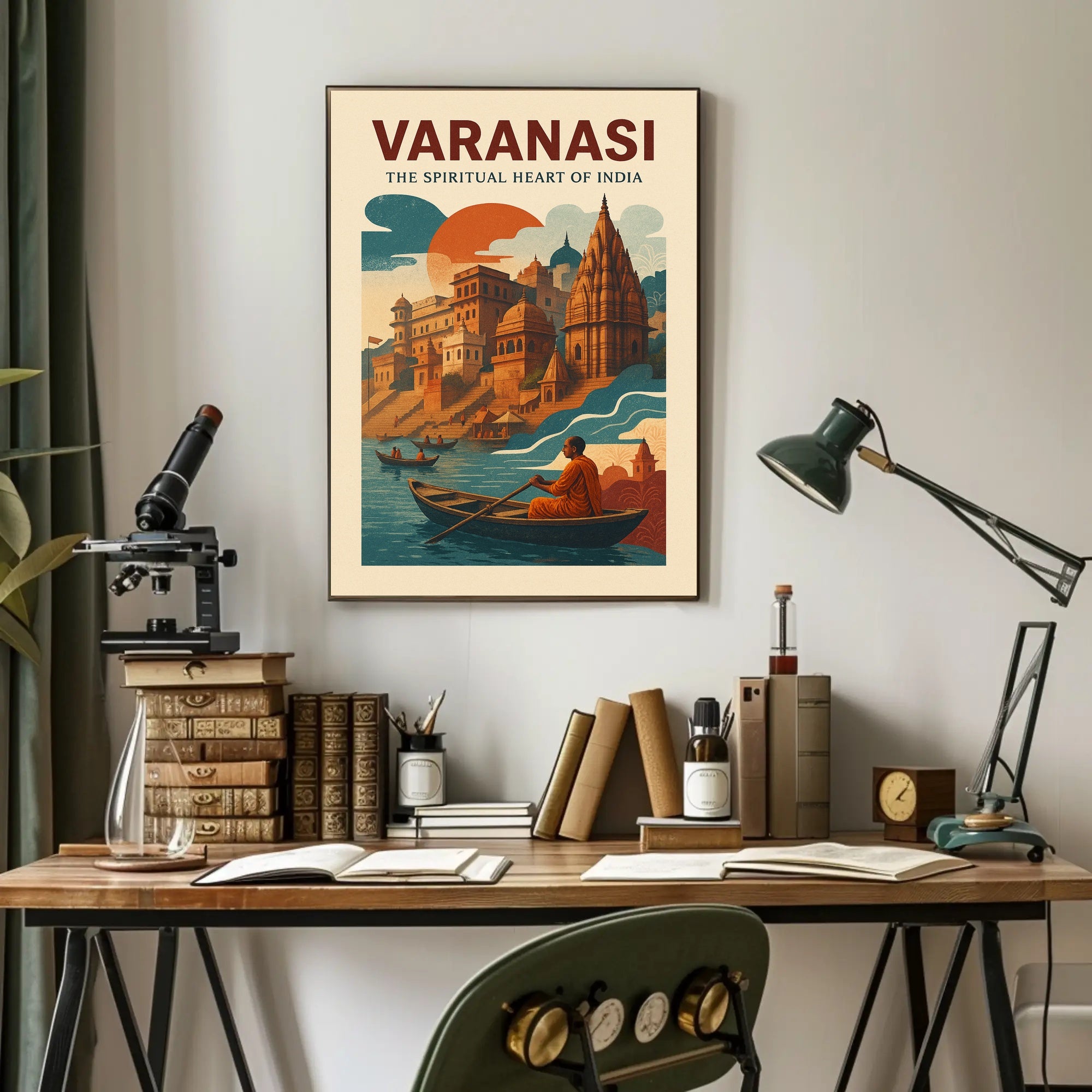 Varanasi The Spiritual Heart of India Poster PosterGoat