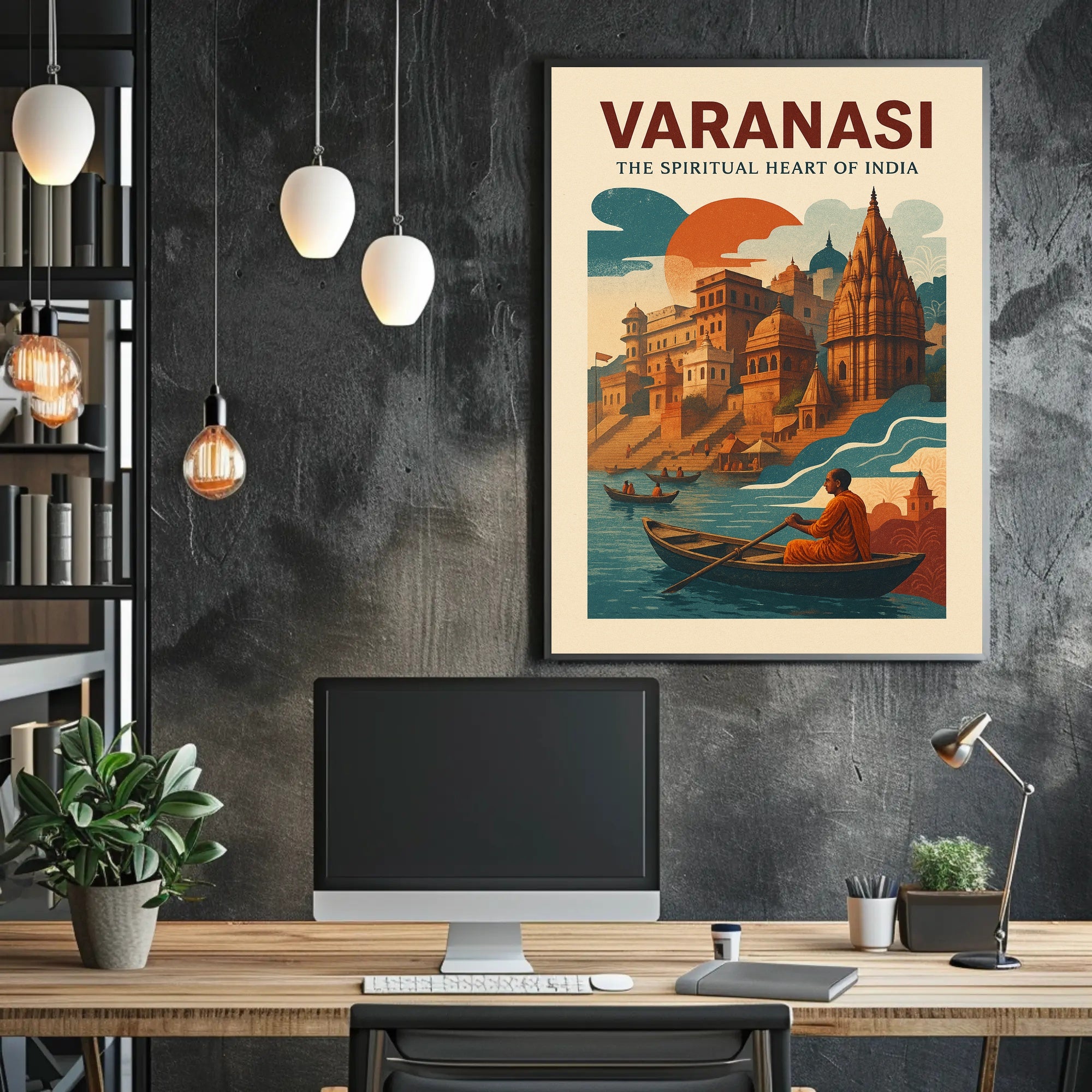 Varanasi The Spiritual Heart of India Poster PosterGoat