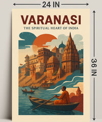 Varanasi The Spiritual Heart of India Poster PosterGoat