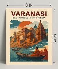 Varanasi The Spiritual Heart of India Poster PosterGoat