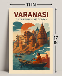 Varanasi The Spiritual Heart of India Poster PosterGoat