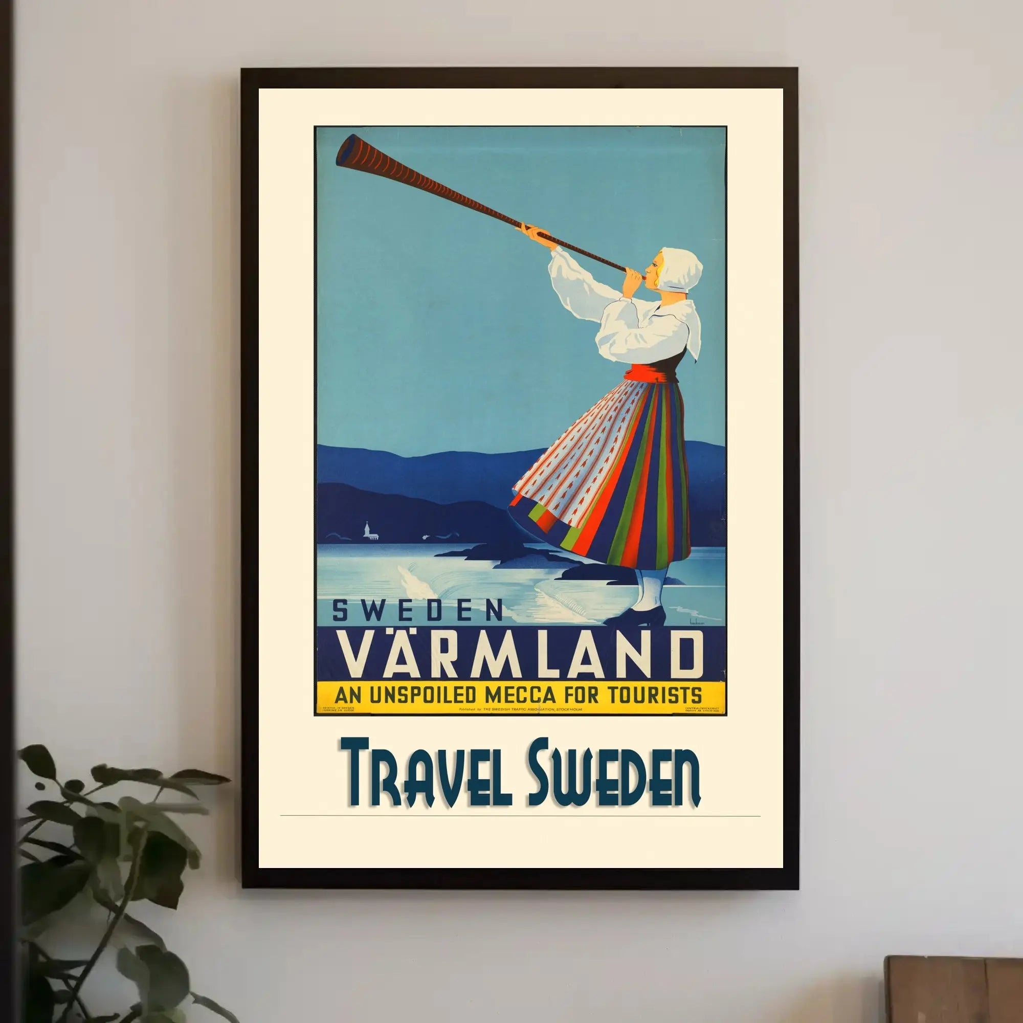 Värmland Travel Swedish Culture Poster - Travel Poster PosterGoat