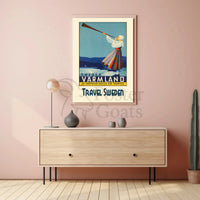 Värmland Travel Swedish Culture Poster - Travel Poster PosterGoat