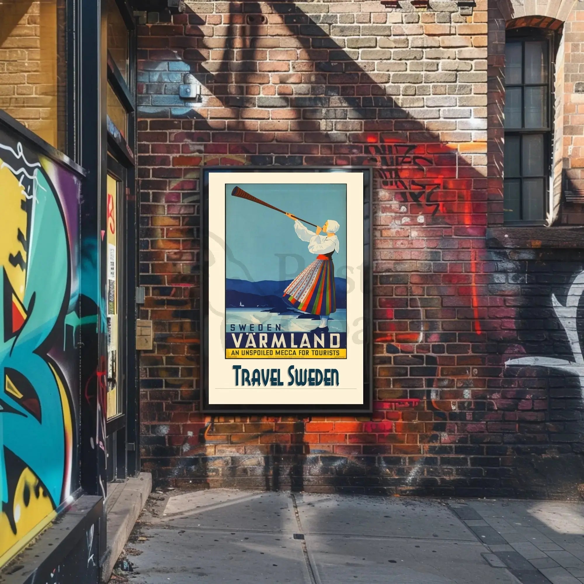 Värmland Travel Swedish Culture Poster - Travel Poster PosterGoat