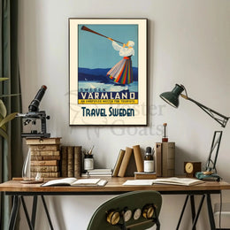 Värmland Travel Swedish Culture Poster - Travel Poster PosterGoat