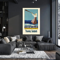 Värmland Travel Swedish Culture Poster - Travel Poster PosterGoat