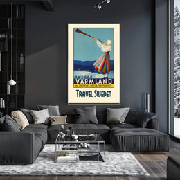Värmland Travel Swedish Culture Poster - Travel Poster PosterGoat