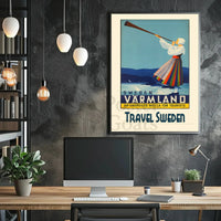 Värmland Travel Swedish Culture Poster - Travel Poster PosterGoat