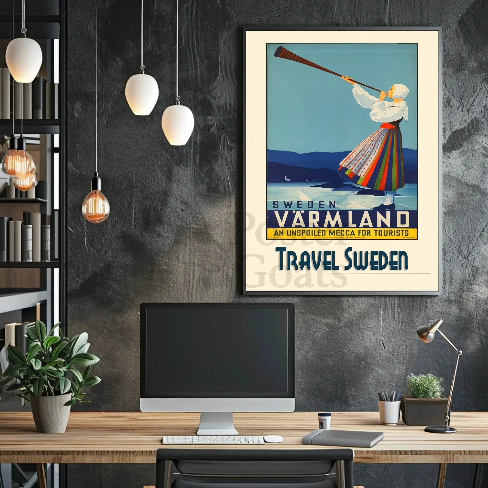 Värmland Travel Swedish Culture Poster - Travel Poster PosterGoat