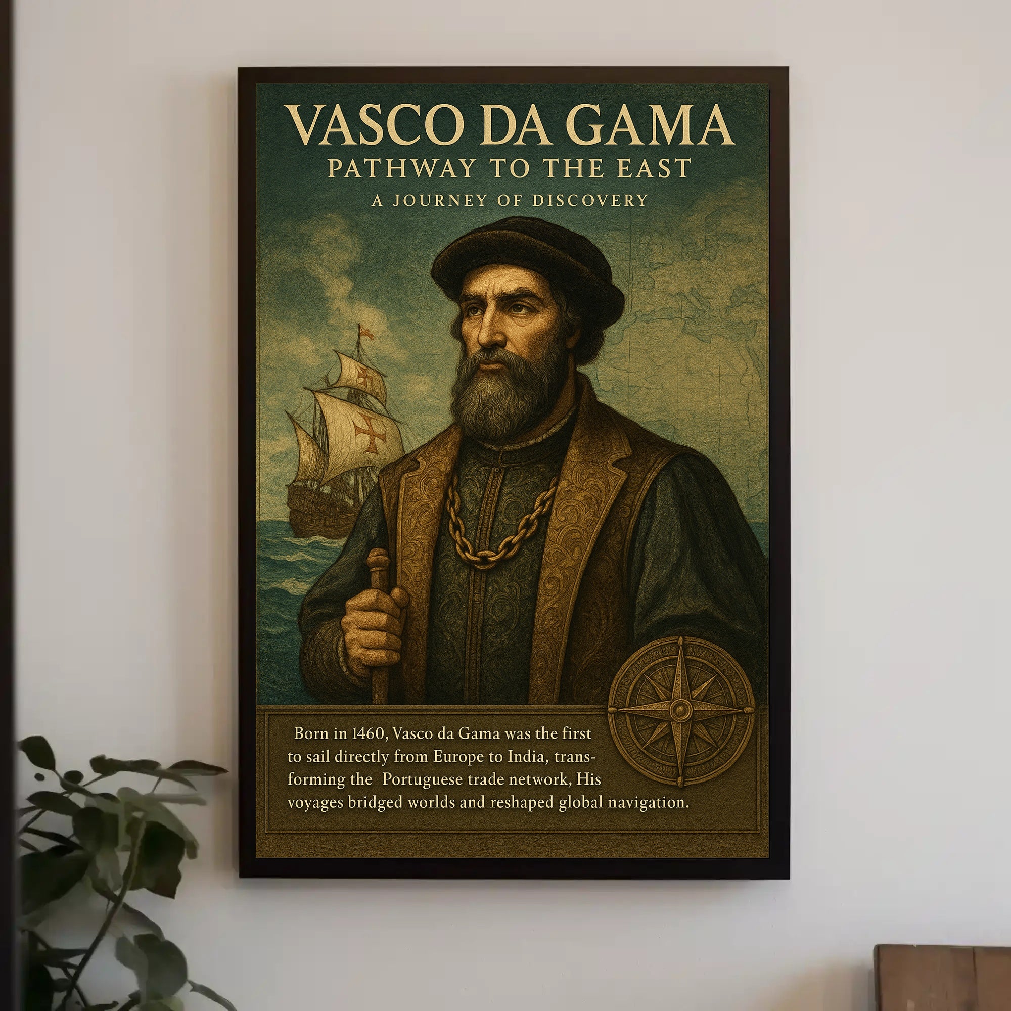 Vasco da Gama Pathway to the East Poster PosterGoat