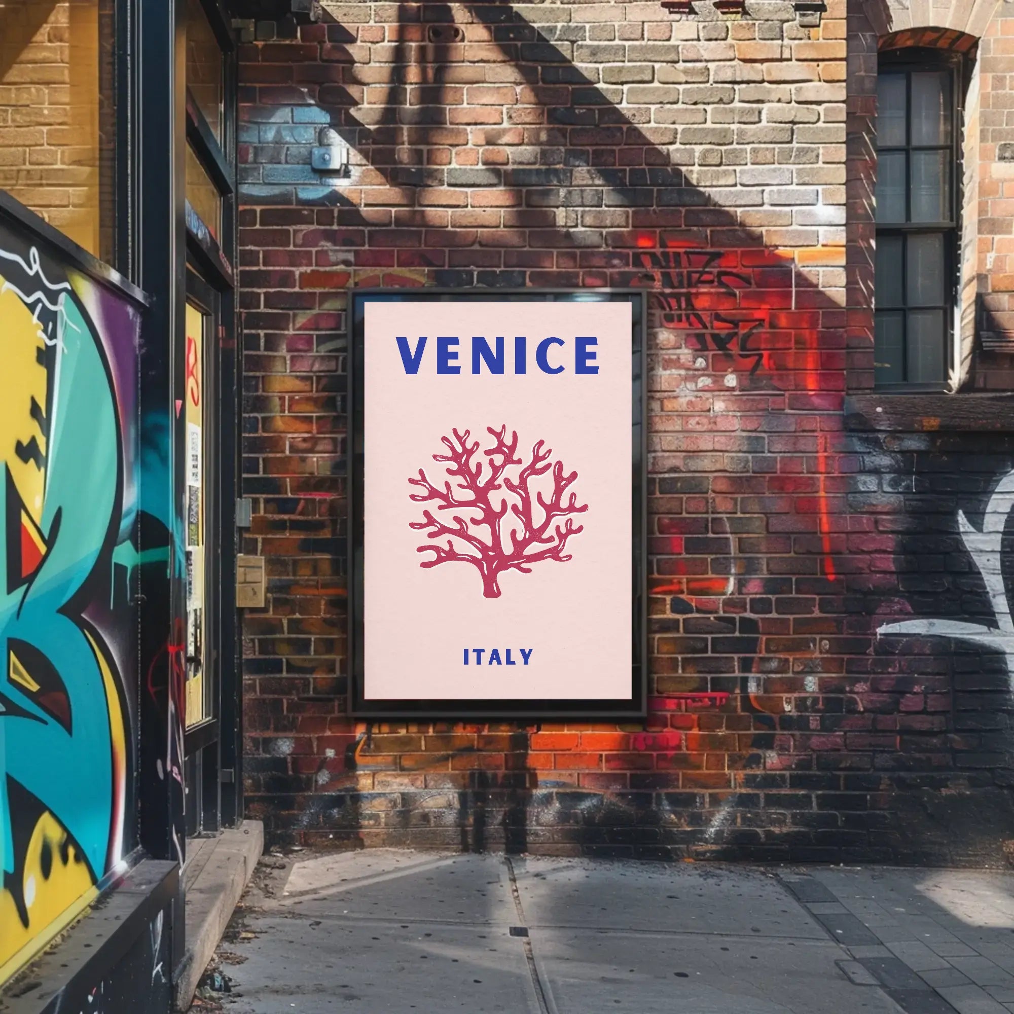 Venetian Elegance Modern Art Travel Poster PosterGoat