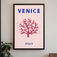 Venetian Elegance Modern Art Travel Poster PosterGoat