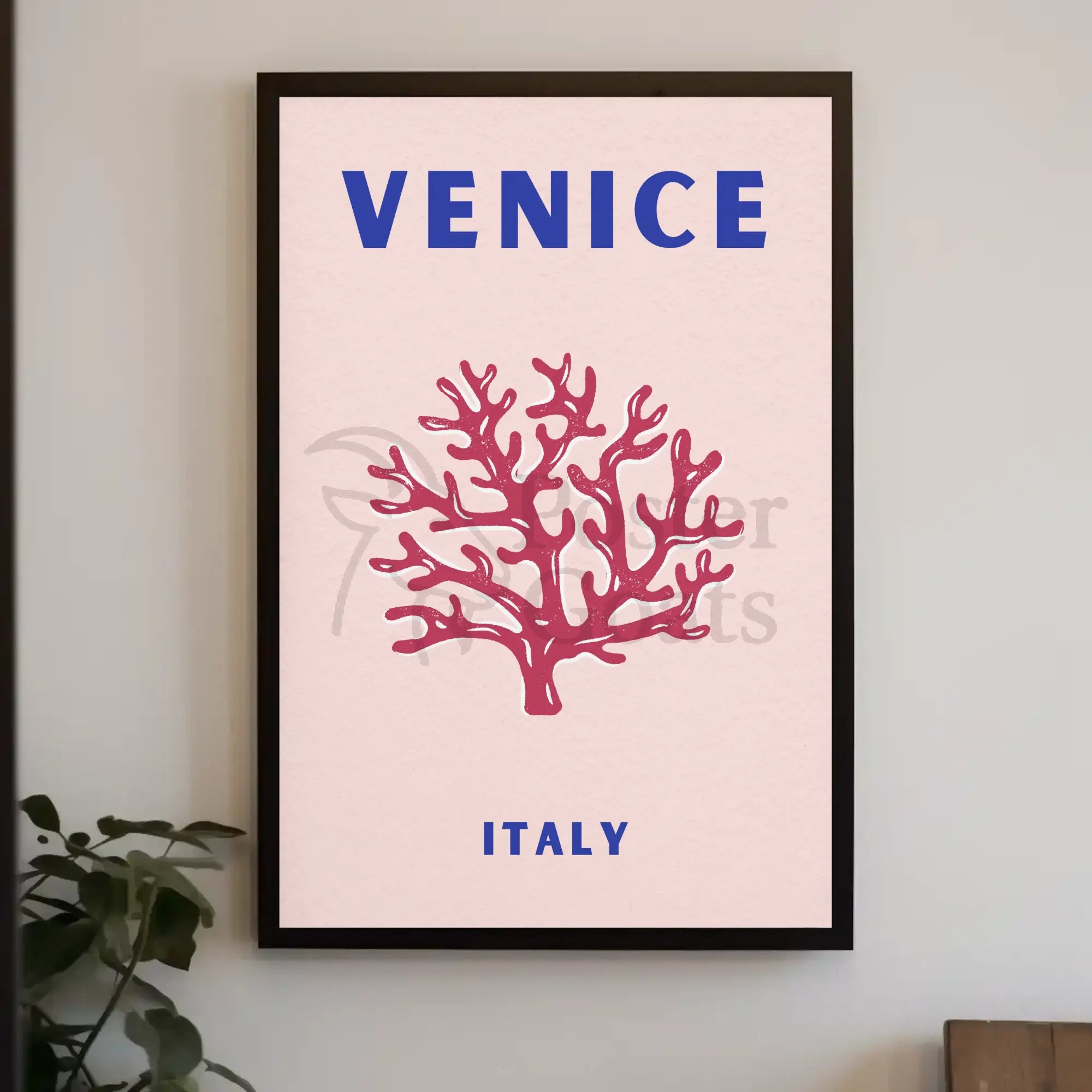 Venetian Elegance Modern Art Travel Poster PosterGoat