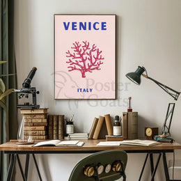 Venetian Elegance Modern Art Travel Poster PosterGoat
