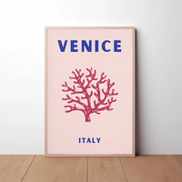 Venetian Elegance Modern Art Travel Poster PosterGoat