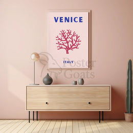 Venetian Elegance Modern Art Travel Poster PosterGoat