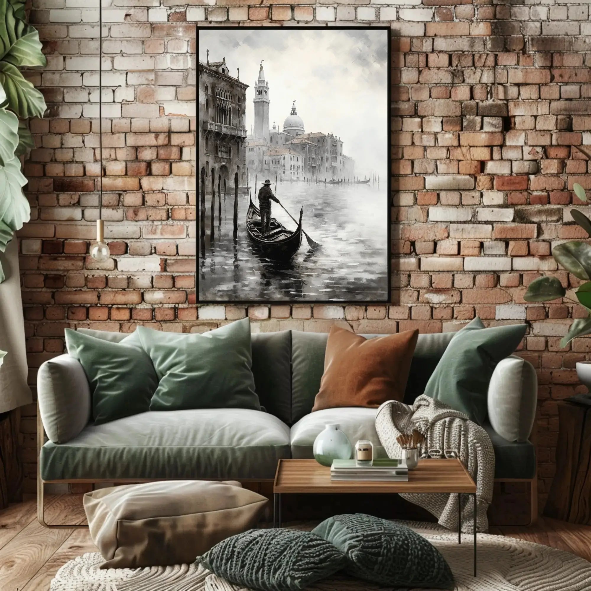 Venetian Gondola Scene: Impressionistic Travel Poster PosterGoat