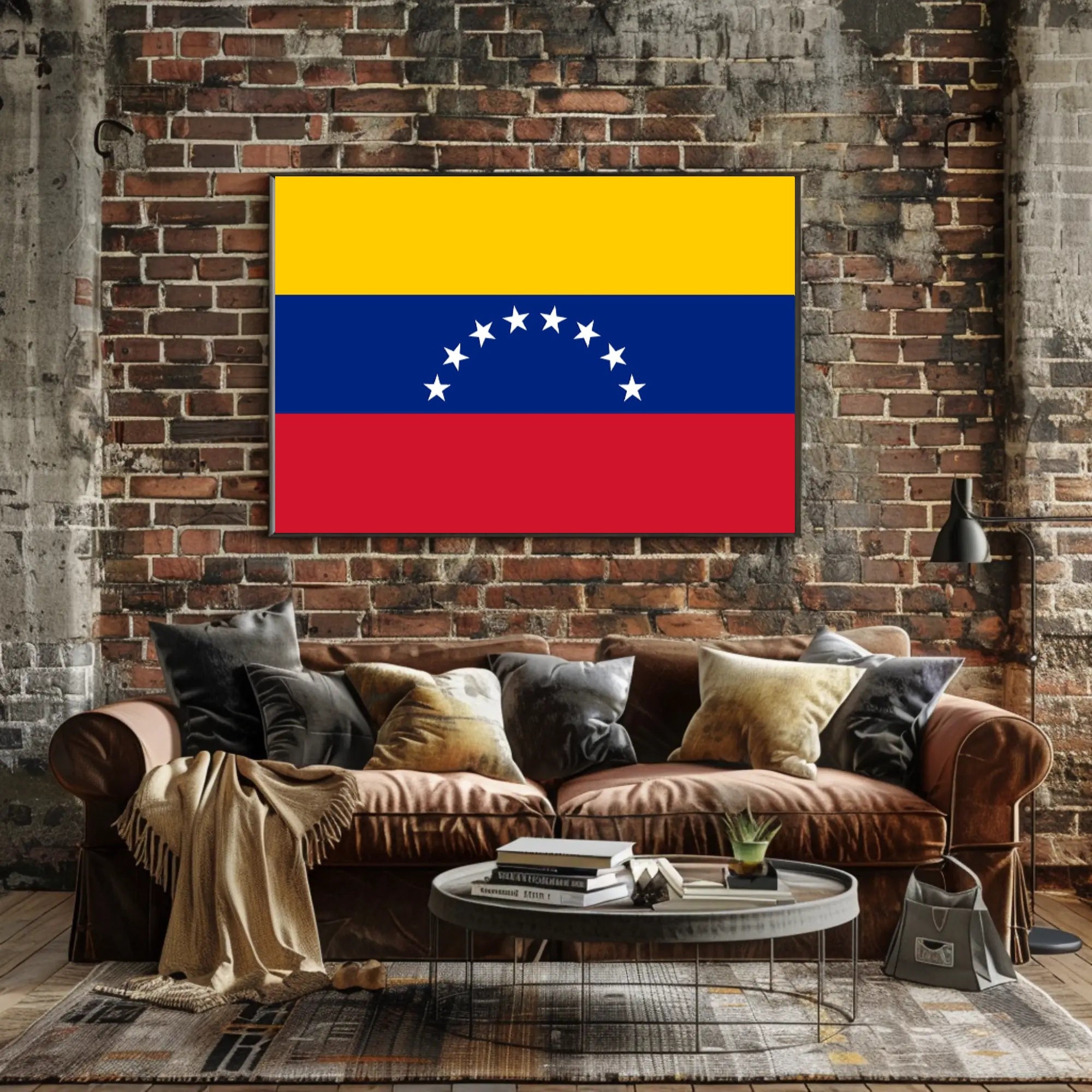 Venezuelan Pride Flag Celebration Country Flag Poster PosterGoat