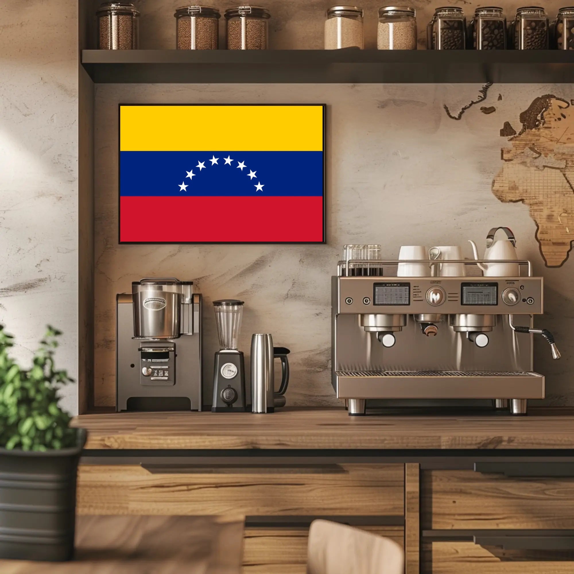 Venezuelan Pride Flag Celebration Country Flag Poster PosterGoat