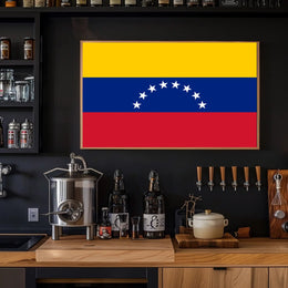 Venezuelan Pride Flag Celebration Country Flag Poster PosterGoat