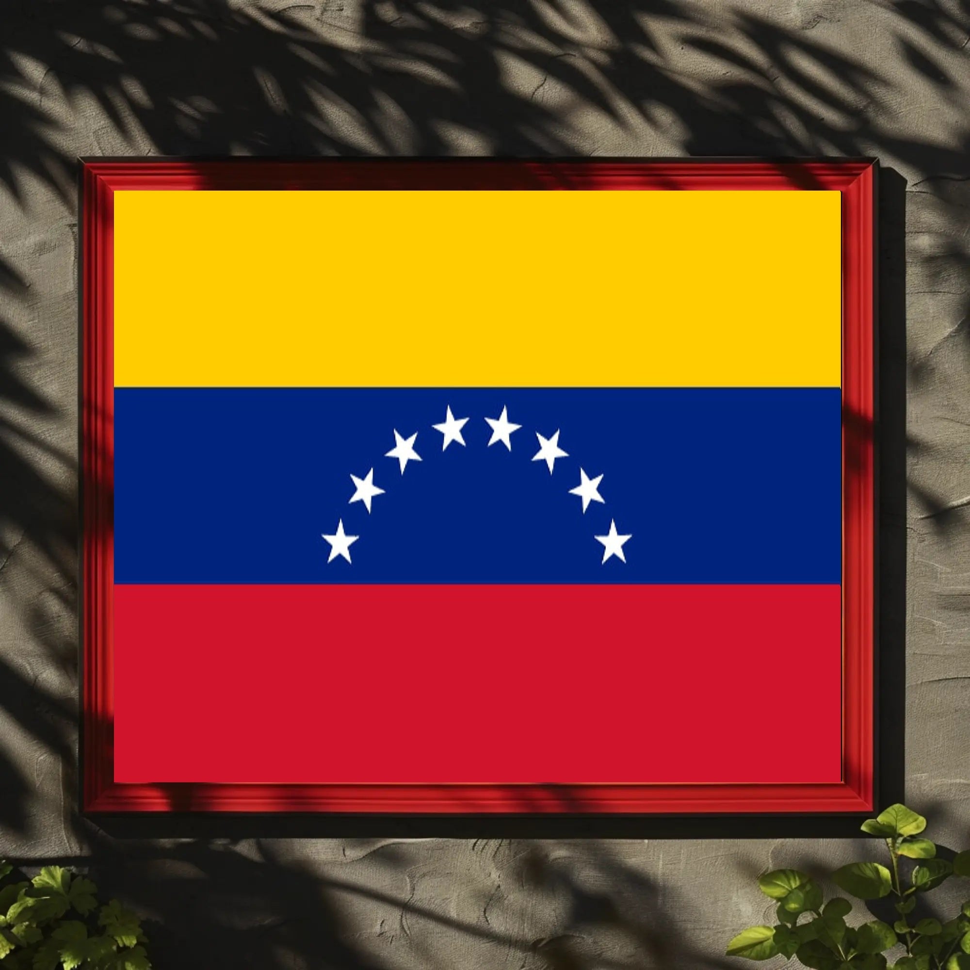 Venezuelan Pride Flag Celebration Country Flag Poster PosterGoat