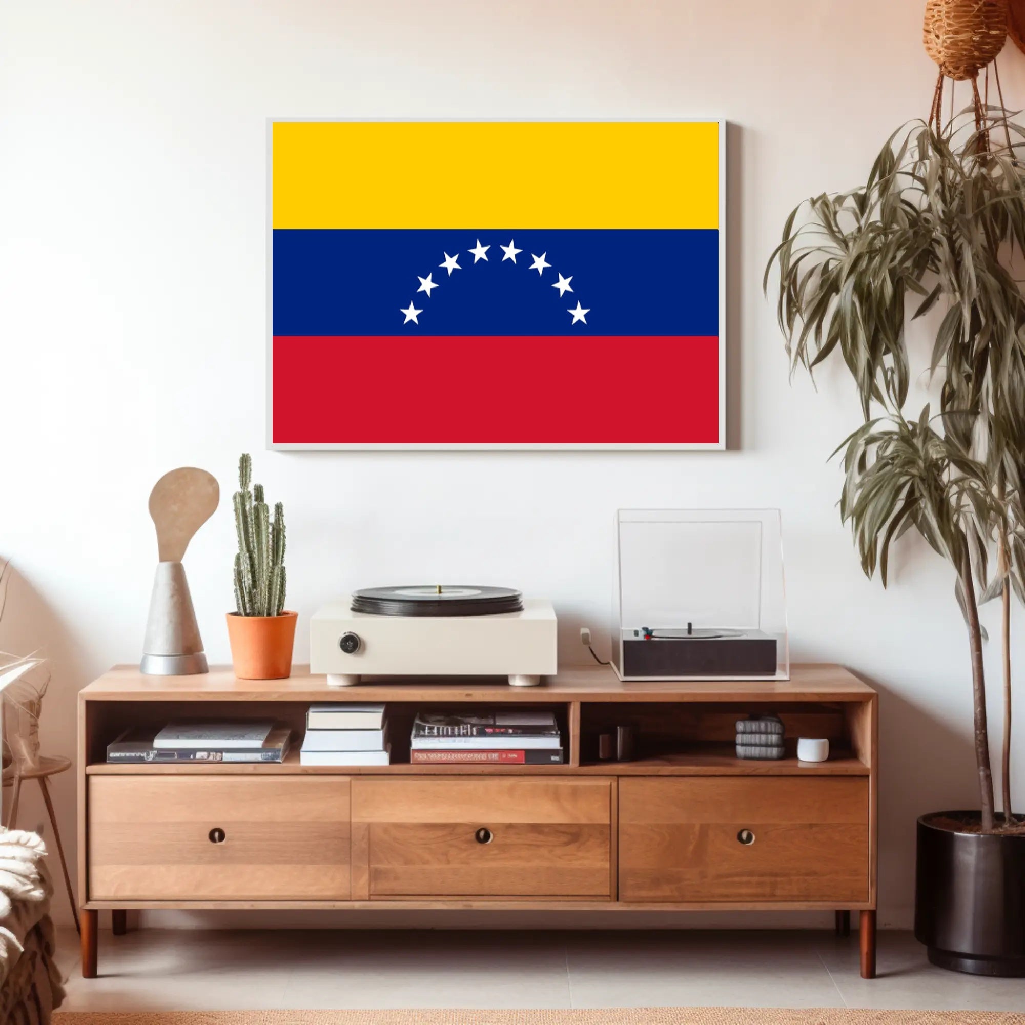 Venezuelan Pride Flag Celebration Country Flag Poster PosterGoat