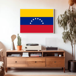 Venezuelan Pride Flag Celebration Country Flag Poster PosterGoat