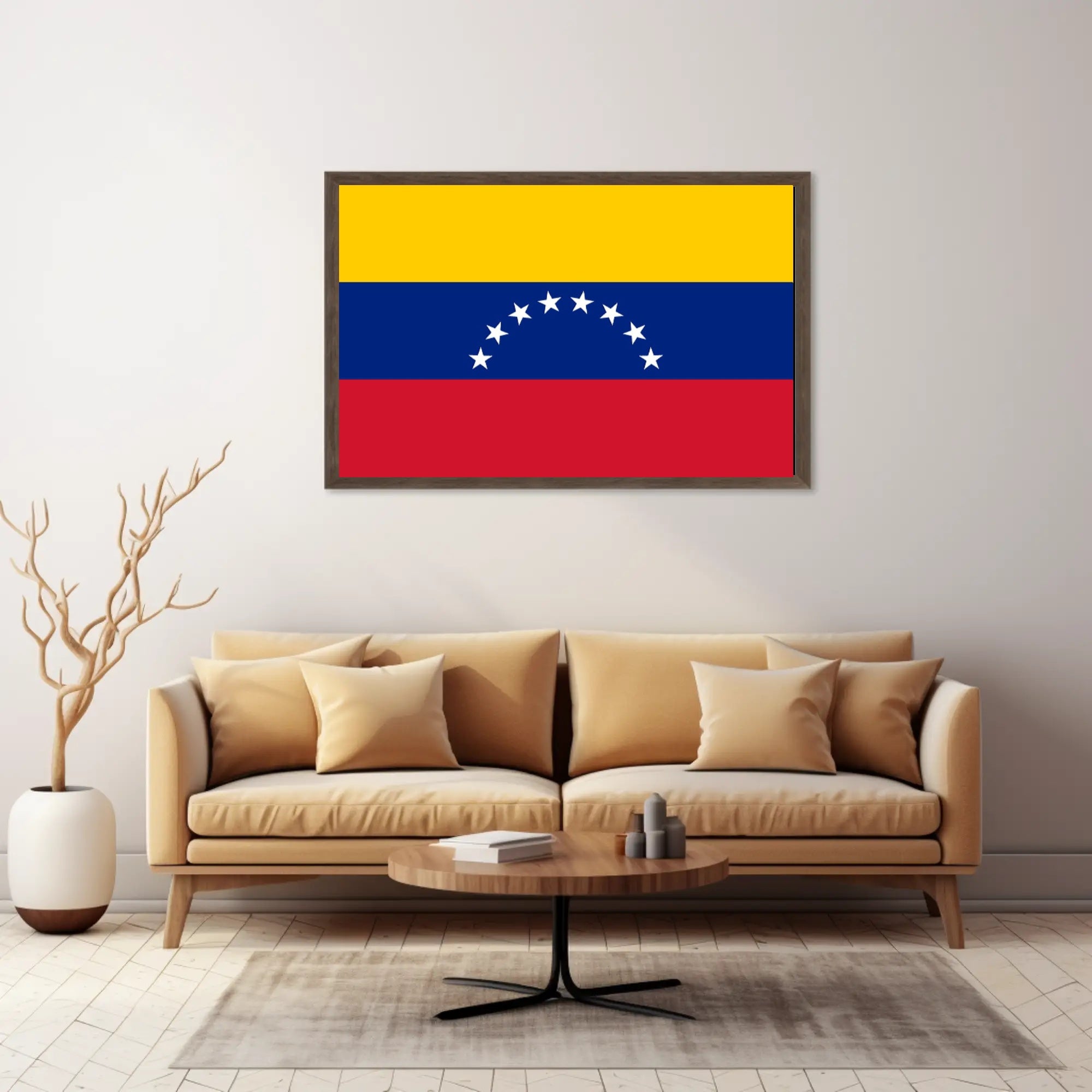 Venezuelan Pride Flag Celebration Country Flag Poster PosterGoat