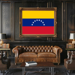 Venezuelan Pride Flag Celebration Country Flag Poster PosterGoat
