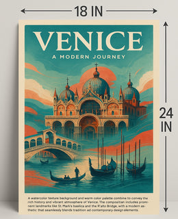 Venice A Modern Journey Poster PosterGoat