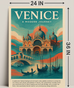 Venice A Modern Journey Poster PosterGoat