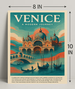 Venice A Modern Journey Poster PosterGoat