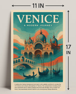 Venice A Modern Journey Poster PosterGoat