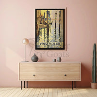 Venice Gondola Classic Travel Poster PosterGoat