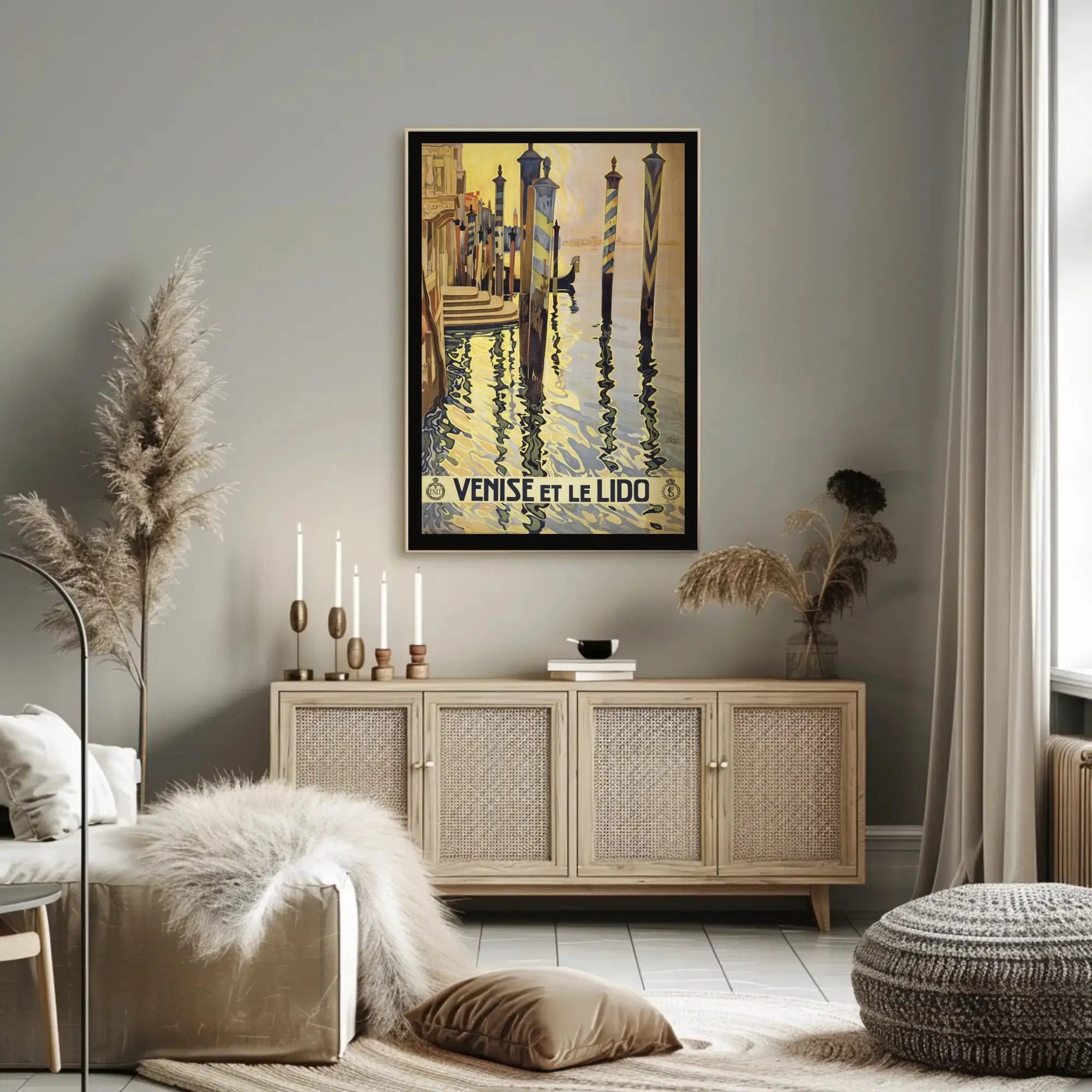 Venice Gondola Classic Travel Poster PosterGoat