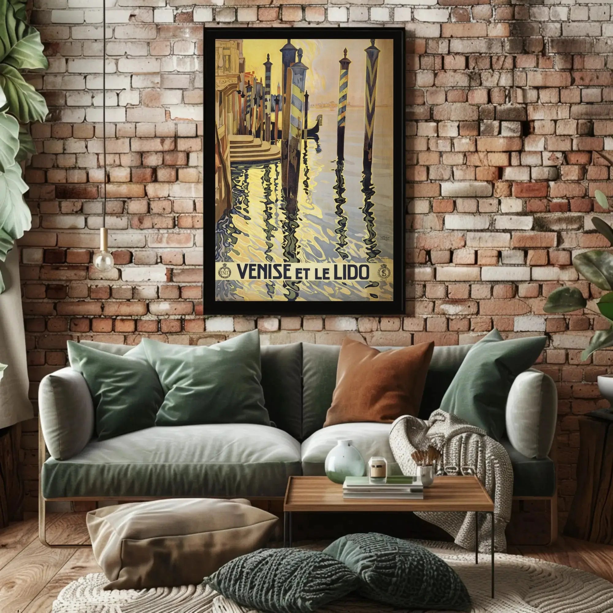 Venice Gondola Classic Travel Poster PosterGoat