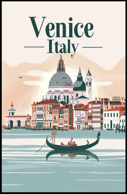 Venice Gondola Ride: Serene Urban Travel Poster PosterGoat