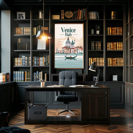 Venice Gondola Ride: Serene Urban Travel Poster PosterGoat