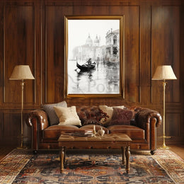 Venice Gondola, Renaissance Reflection Cultural Heritage Poster PosterGoat