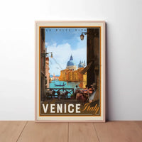 Venice Romantic Nostalgia Vintage Travel Art Poster PosterGoat