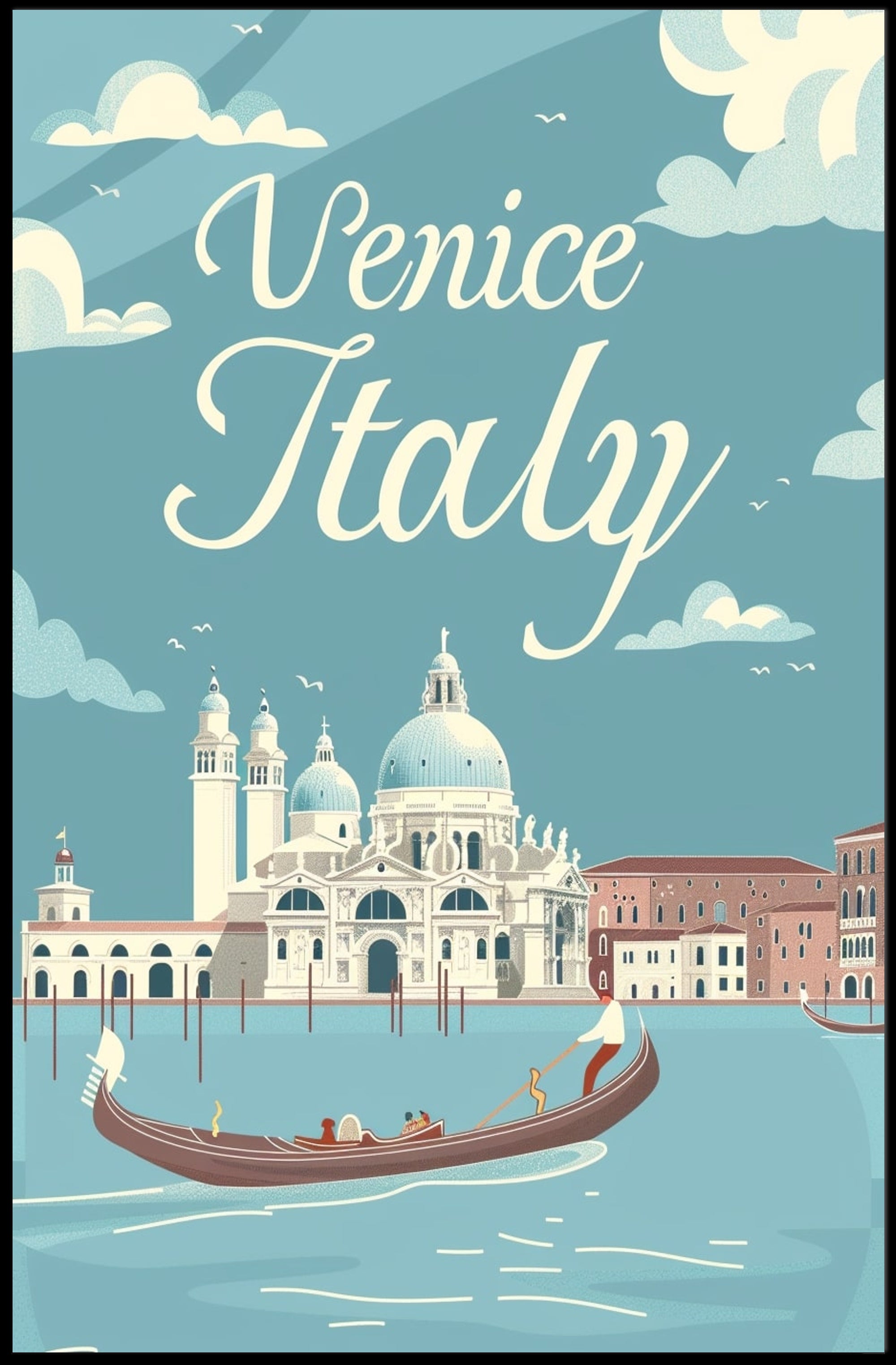 Venice Scenic Artwork: Timeless Travel Poster PosterGoat