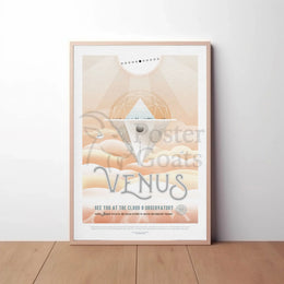 Venus Transit Cloud 9 Observatory Futuristic Sci-Fi Poster PosterGoat